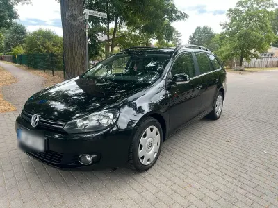 Gebraucht VW Golf VI 105 PS (77 kW) 2012 Schwarz Kombi