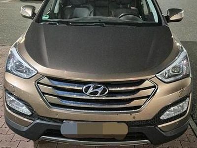 Gebraucht Hyundai Santa Fe Premium 197 PS (144 kW) 2014 Beige SUV