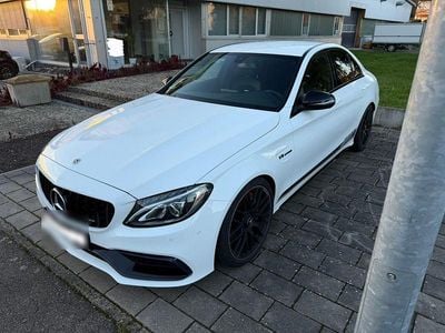 Brugt Mercedes C63 AMG AMG 476 HK (350 kW) 2017 Hvid Sedan