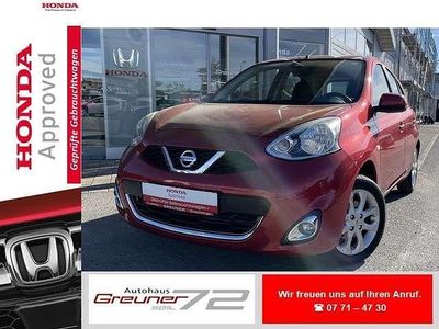 Usata Nissan Micra Acenta 80 CV (58 kW) 2016 Rosso Utilitaria