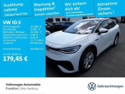 Gebraucht VW ID.5 Pro Performance 150 kW (204 PS) 2023 2y gletscherweiß metallic (metallic) SUV