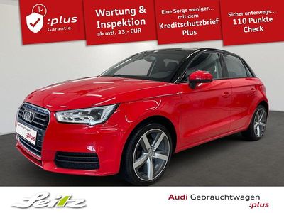 Gebraucht Audi A1 Sportback Design 90 PS (66 kW) 2016 Misanorot perleffekt Kleinwagen
