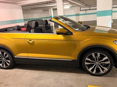 Gebraucht VW T-Roc Cabriolet 150 PS (110 kW) 2020 Gelb Cabrio