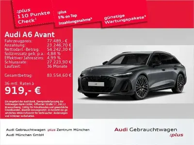 Nowe Audi A6 Ambiente 367 KM (269 kW) 2025 Szary Kombi