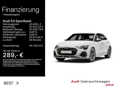 Brugt Audi S3 Ambiente 333 HK (244 kW) 2025 Hvid Sedan