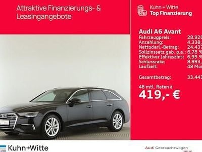 Schwarz Gebraucht 2022 Audi A6 Design Kombi | 28.920 € (Guter Preis)