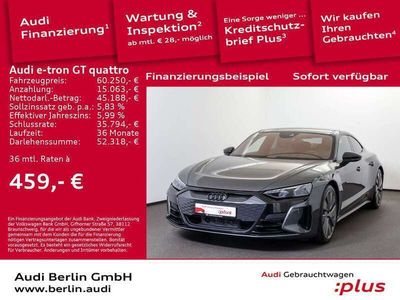 Daytonagrau perleffekt Gebraucht 2022 Audi e-tron GT quattro Ambiente Limousine | 74.500 €