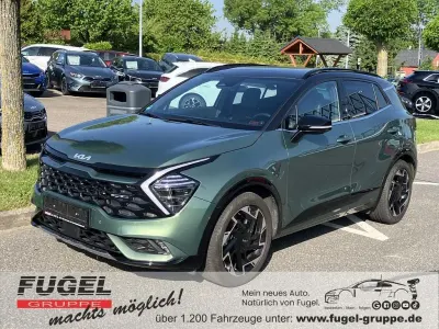 Gebraucht Kia Sportage GT-Line 179 PS (131 kW) 2022 Experience green met/schwarz SUV