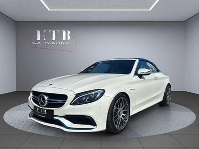 Gebraucht Mercedes C63S AMG AMG 510 PS (375 kW) 2018 Designo magno kaschmirweiss (metallic) Cabrio