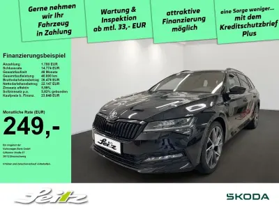 Gebraucht Skoda Superb SportLine 150 PS (110 kW) 2023 Schwarz Kombi