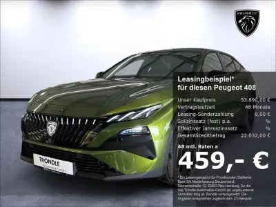 Neu Peugeot 408 GT GT 224 PS (164 kW) 2026 Grün Limousine