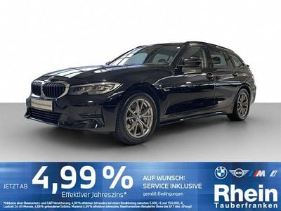 Schwarz Gebraucht 2022 BMW 330e Sport Line Limousine | 25.980 € (Superpreis)