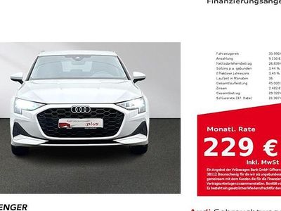 Gletscherweiß metallic Gebraucht 2025 Audi A3 Advanced Plus Limousine | 35.990 € (Fairer Preis)