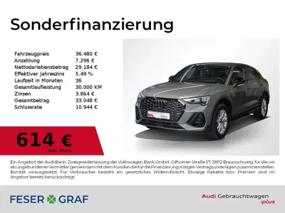 Gebraucht Audi Q3 Sportback S-Line 150 PS (110 kW) 2025 Chronosgrau metallic SUV