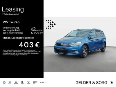 Gebraucht VW Touran Active 122 PS (89 kW) 2021 Blau Van / Kleinbus
