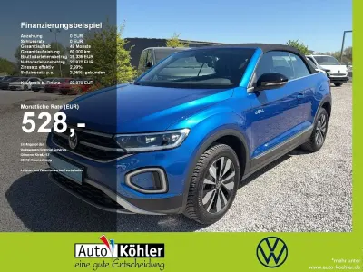 Gebraucht VW T-Roc Cabriolet Goal 116 PS (85 kW) 2025 Ravennablau metallic Cabrio