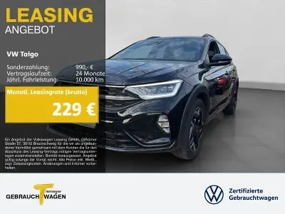 Brugt VW Taigo R-line 150 HK (110 kW) 2025 Sort SUV