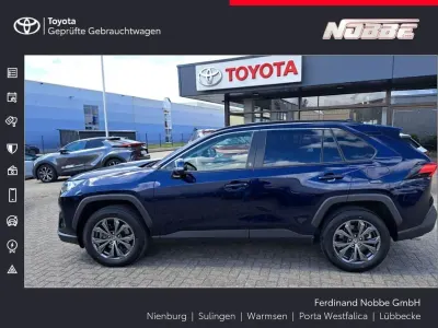 Gebraucht Toyota RAV4 Hybrid Team 218 PS (160 kW) 2024 Blau SUV