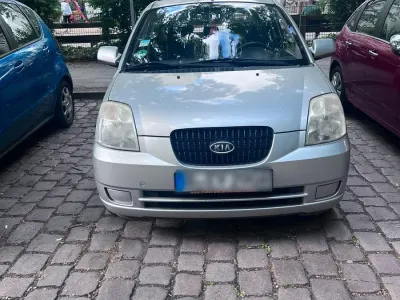Gebraucht Kia Picanto 2007 Silber Kleinwagen