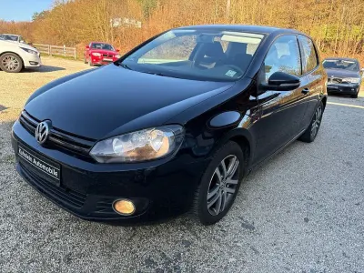 Brugt VW Golf VI 80 HK (58 kW) 2009 Sort Hatchback