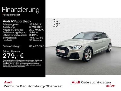 Tausilber metallic/mythosschwa Gebraucht 2025 Audi A1 S-Line Limousine | 33.990 € (Etwas zu teuer)