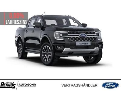 Neu Ford Ranger Platinum 241 PS (177 kW) 2026 Agate black metallic Pickup