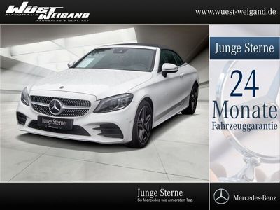 gebraucht Mercedes C200 4M Cabriolet AMG+SHZ+AHK+R.KAM.+18"