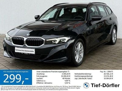 Gebraucht BMW 330 Sport Line 258 PS (189 kW) 2022 Schwarz Kombi