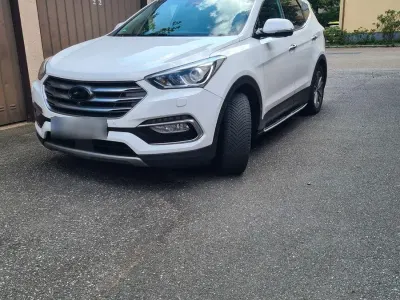 Gebraucht Hyundai Santa Fe Premium 200 PS (147 kW) 2017 Weiß SUV