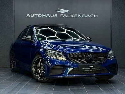Usata Mercedes C300 AMG 245 CV (180 kW) 2019 Blu Berlina