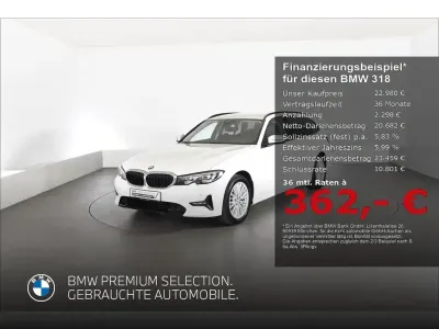 Gebraucht BMW 318 Sport Line 156 PS (114 kW) 2021 Weiss Kombi