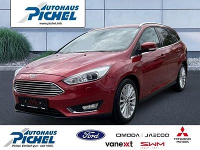 Gebraucht Ford Focus Titanium 150 PS (110 kW) 2018 Rot(metallic) Kombi