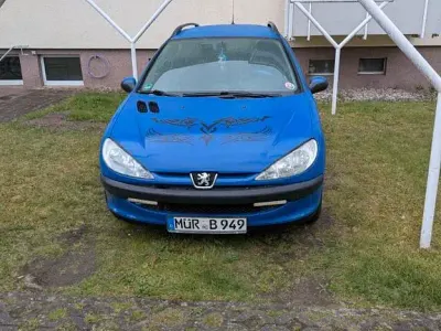 Occasion Peugeot 206 Tendance 75 PK (55 kW) 2004 Blauw Stationwagen