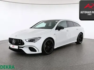 Gebraucht Mercedes CLA45 AMG Shooting Brake AMG 388 PS (285 kW) 2020 Digitalweiss Kombi