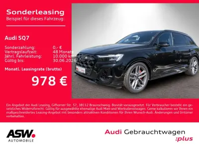Brugt Audi SQ7 Ambiente 507 HK (372 kW) 2025 Sort SUV