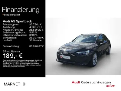 Gebraucht Audi A3 Sport 204 PS (150 kW) 2025 Mythosschwarz metallic Limousine