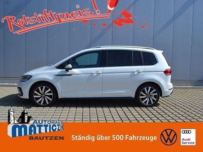Gebraucht VW Touran R-line 150 PS (110 kW) 2020 Oryxweiß perlmutteffekt Van / Kleinbus