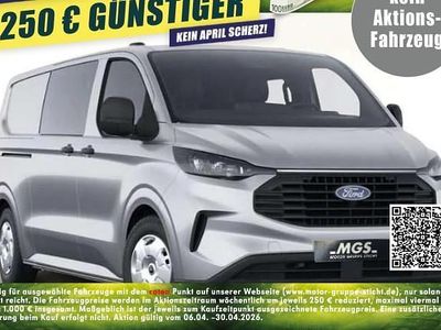 Neu Ford Transit Custom Trend 110 PS (80 kW) 2026 Moondust silver metallic Kombi