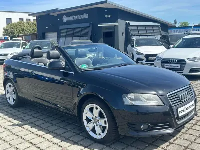 Brugt Audi A3 Cabriolet Ambition 160 HK (117 kW) 2008 Sort Cabriolet