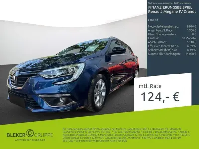 Gebraucht Renault Mégane GrandTour LIMITED 132 PS (97 kW) 2018 Blau Kombi