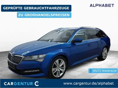 Gebraucht Skoda Superb Ambition 190 PS (139 kW) 2021 Blau Kombi