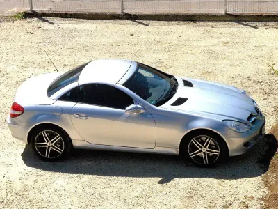 Gebraucht Mercedes SLK350 272 PS (200 kW) 2005 Silber Cabrio