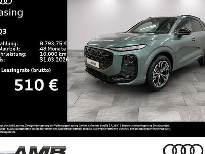 Neu Audi Q3 S-Line 150 PS (110 kW) 2025 Grün SUV