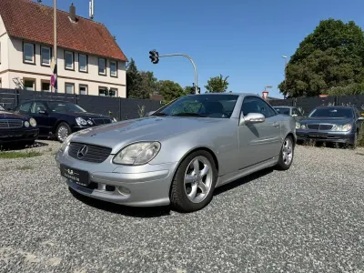 Gebraucht Mercedes SLK320 218 PS (160 kW) 2001 Silber Cabrio