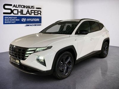 Gebraucht Hyundai Tucson Blackline 150 PS (110 kW) 2023 Serenity white / mic SUV