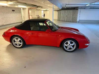 Gebraucht Porsche 911 Carrera Cabriolet 272 PS (200 kW) 1994 Rot Cabrio