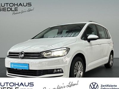 Gebraucht VW Touran Highline 150 PS (110 kW) 2022 Weiß Van / Kleinbus