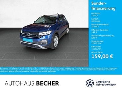 Blau Gebraucht 2021 VW T-Cross Style SUV | 19.430 € (Fairer Preis)