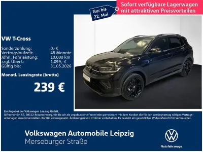 Nowe VW T-Cross R-line 116 KM (85 kW) 2026 Czarny SUV