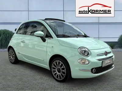 Używany Fiat 500C Lounge 69 KM (50 kW) 2017 Zielony Kabriolet